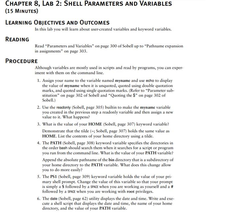 have seen this behavior throughout this book cach time you press the