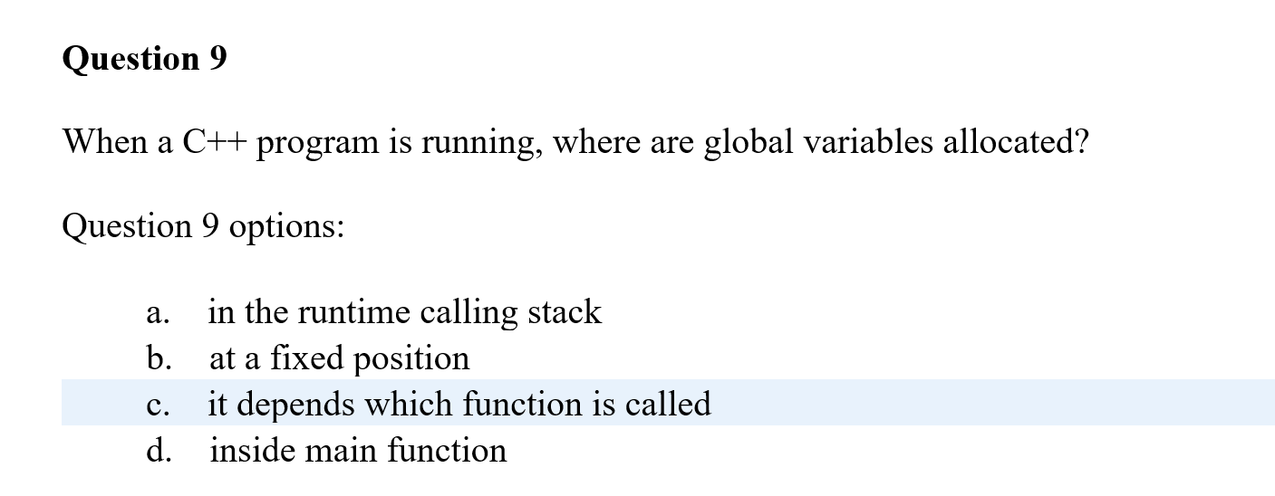 b is an integer variable that holds a positive value. int r=