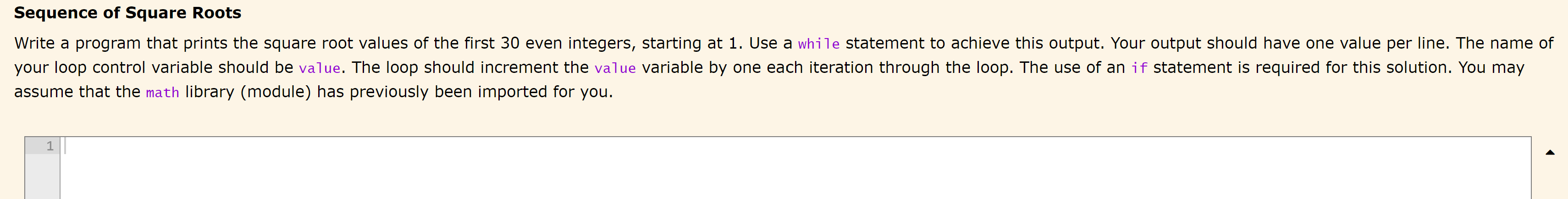Use only python to give this question answer. show all work and
