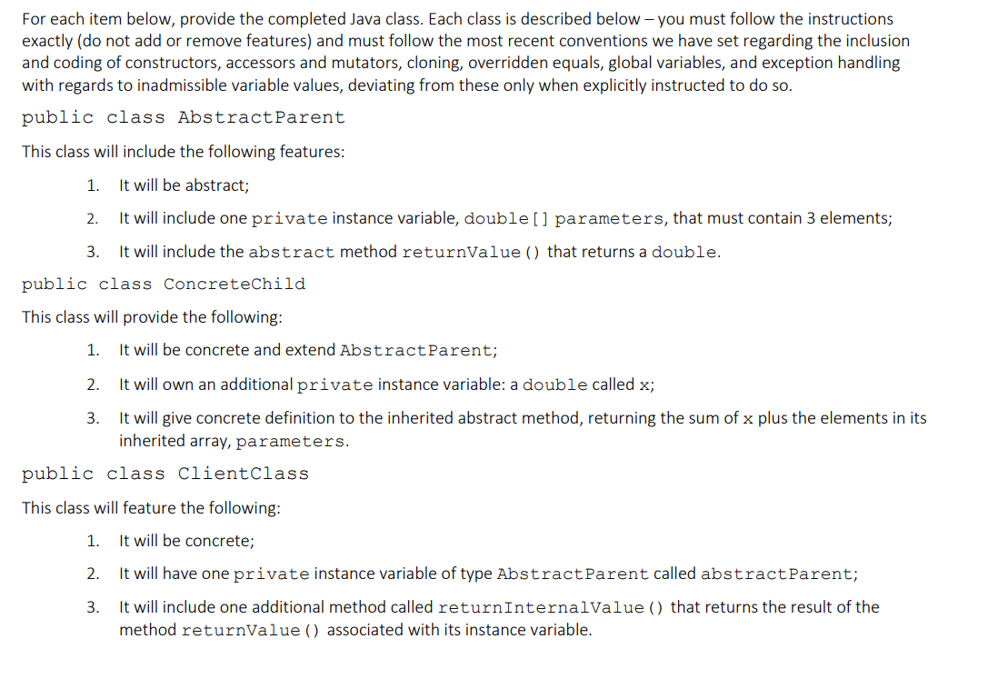 Please use java to solve this problem. Thank you. For each item