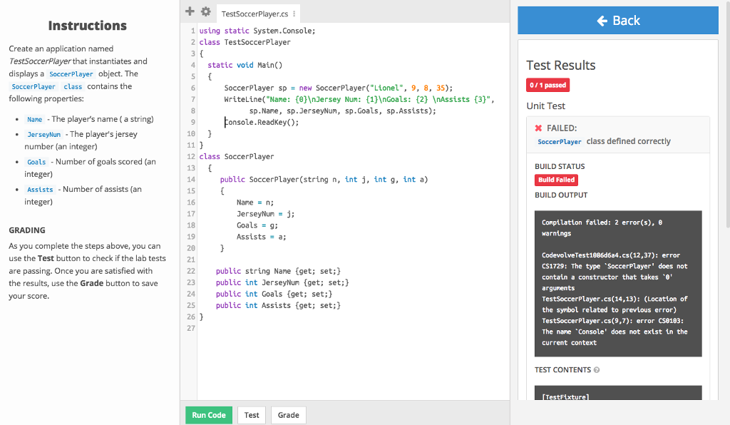C# Programming: Create an application named TestSoccerPlayer that instantiates and displays a