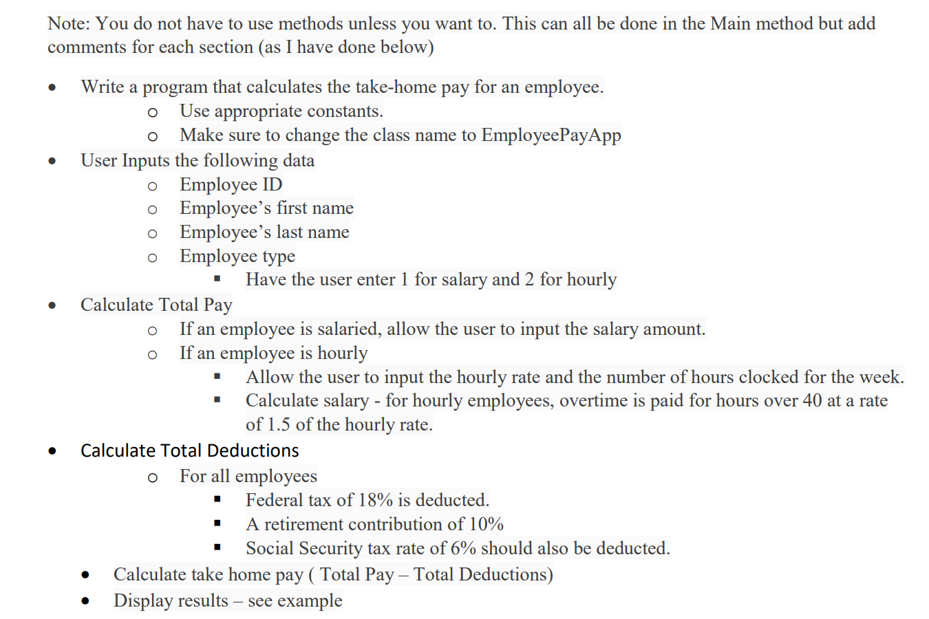 This is referring to assignment 9. I need help with the second