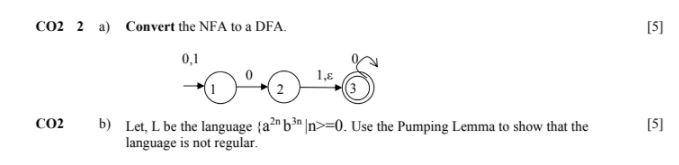 Course Code: CSE 213 Course Title: Theory of Computing and Automata Theory