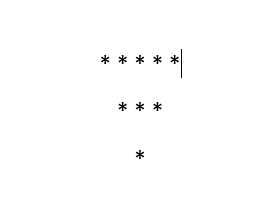 Recursion (Java) I need a recursive printStar method to print the pattern