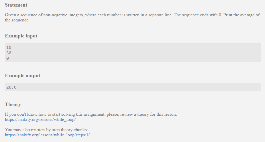 Need help with python coding Statement Given a sequence of non-negative integers,
