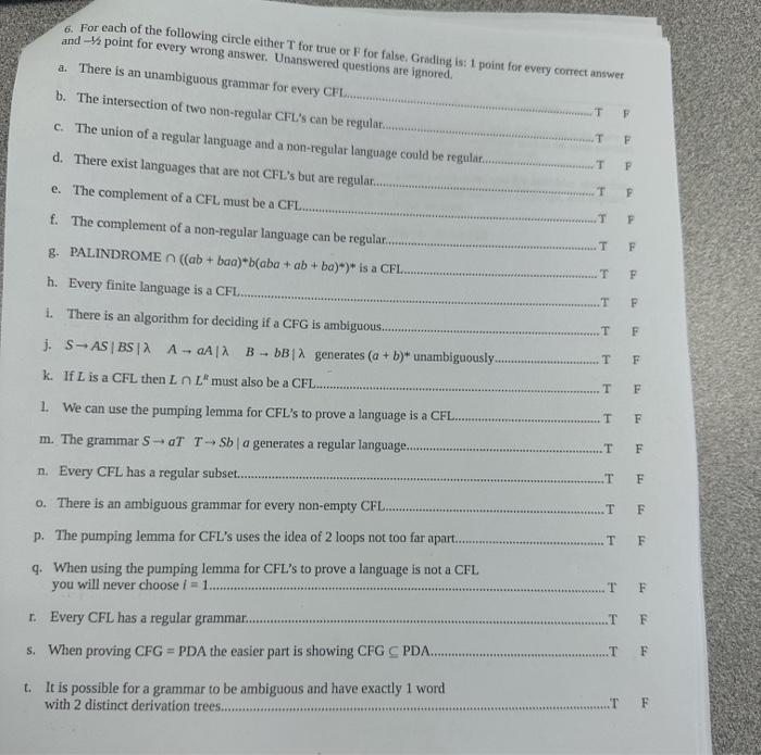  please help me i have only 15min answer true or false