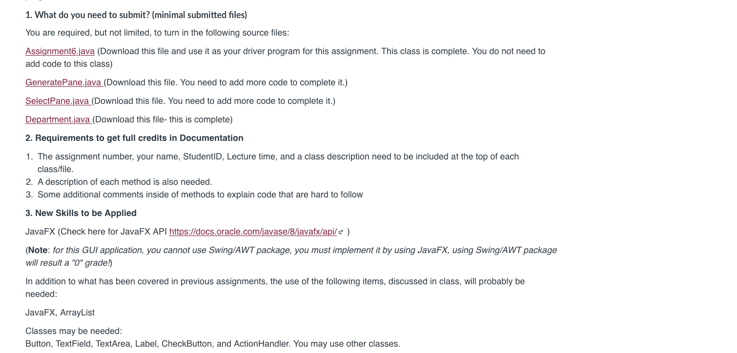  1. What do you need to submit? (minimal submitted files) You