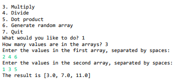 class ArrayCalc { private static final double[] NaN = null; private static