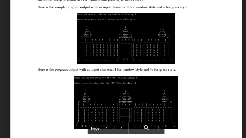 language C++ Draw this building just using cout and setw() function and