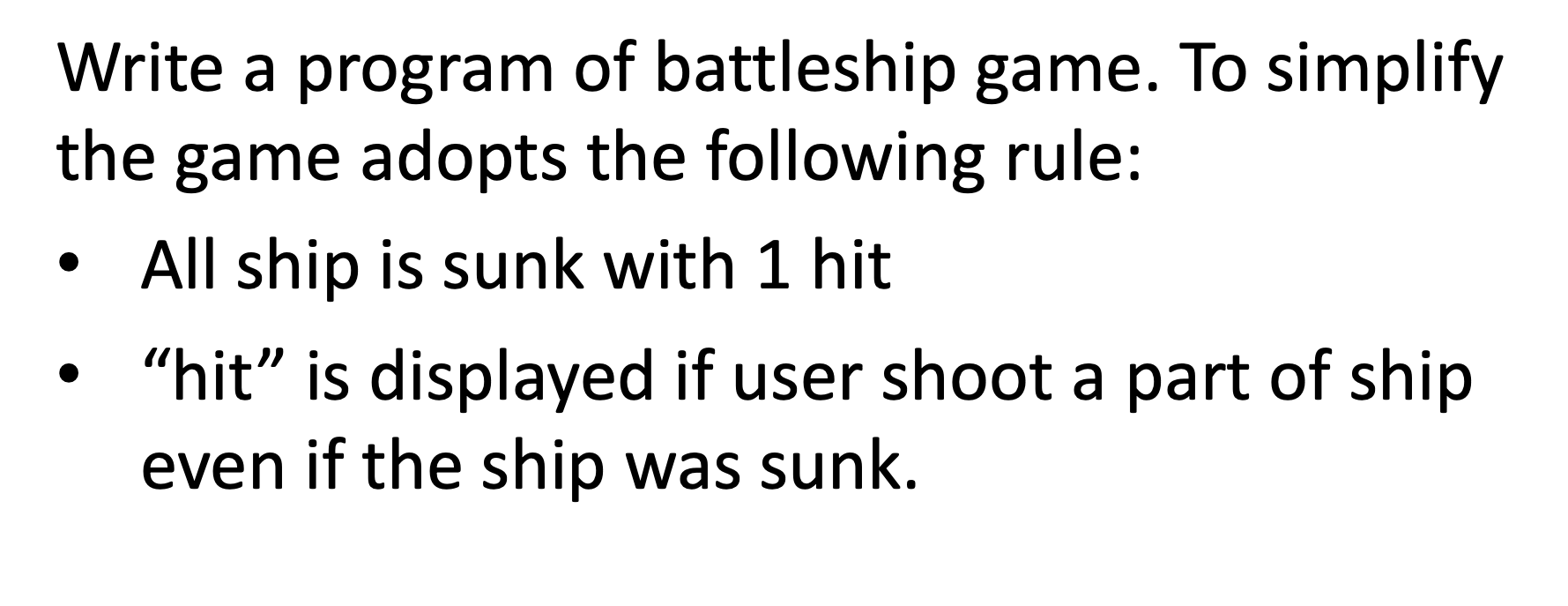 in 1 dimension. Complete a program by filling the skeleton code. The