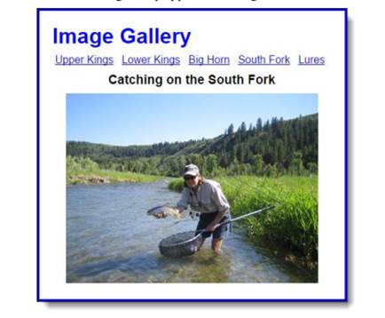 Creating an Image Gallery Application Starting with the downloadable assignment files, write