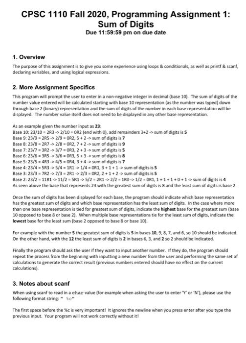 give you some experience using loops & conditionals, as well as printf