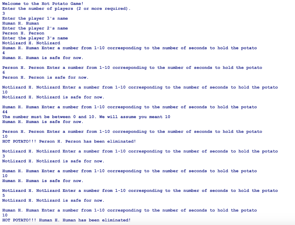 this version of a classic game, two or more players compete to