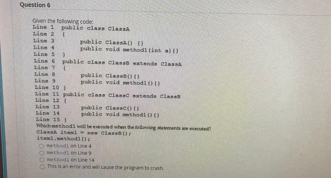 method belongs to the class, not a specific object V Without a