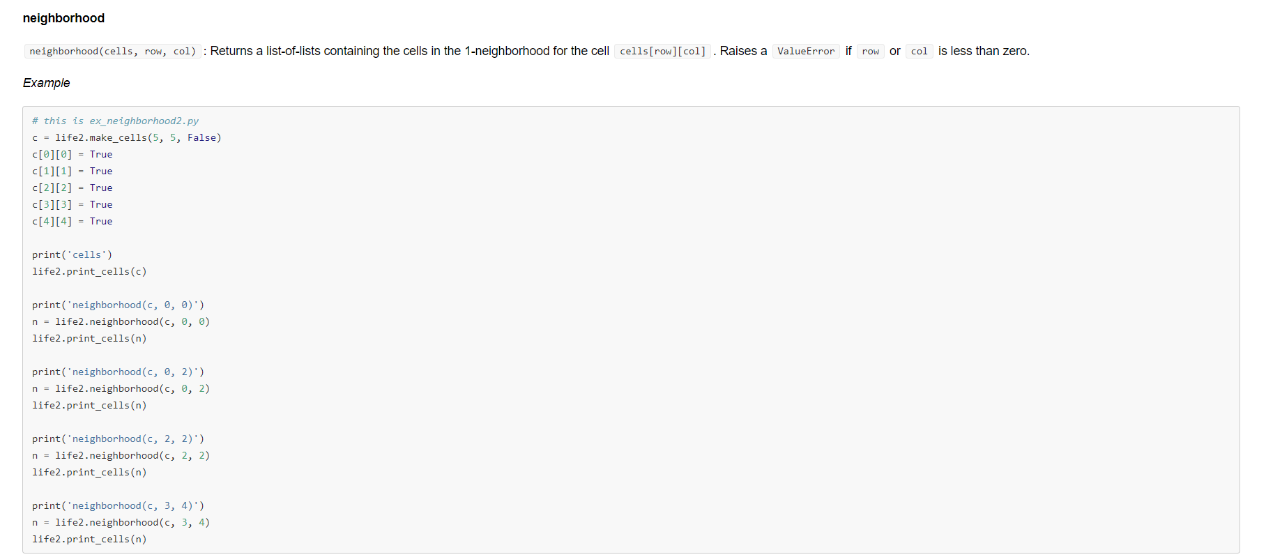 next according to three rules (the rules are slightly different compared to