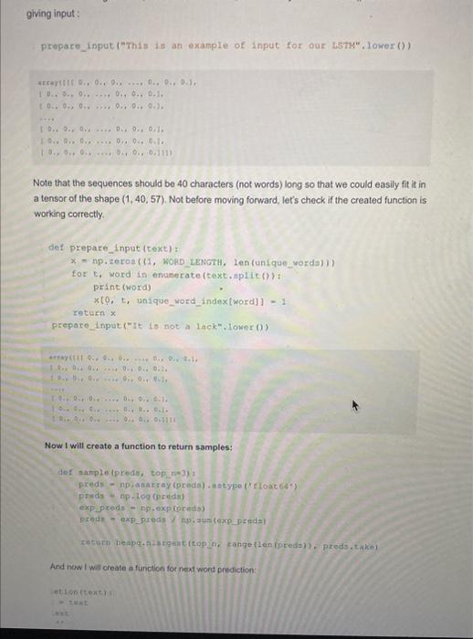 uses next word prediction based on our browsing history, So a preloaded