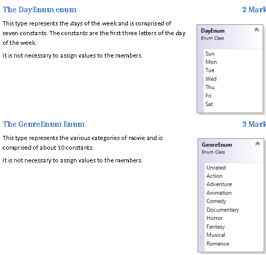 application that you have seen so far. It comprises of six user