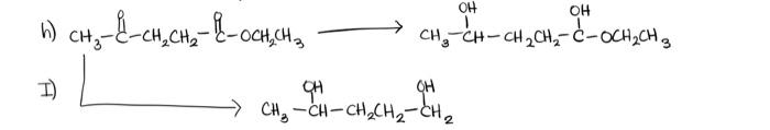please help with synthesis h)