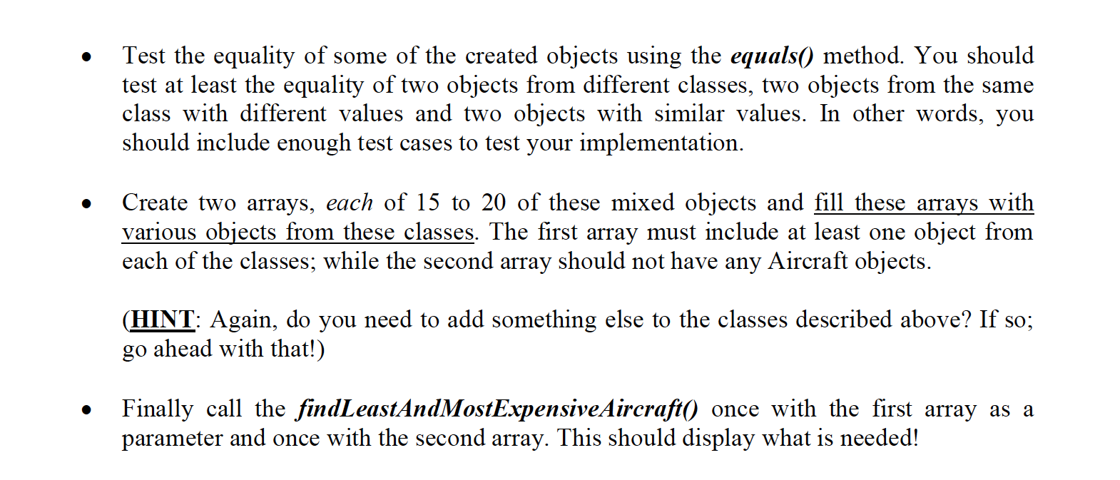 I to be able to do Part II. You should however handle