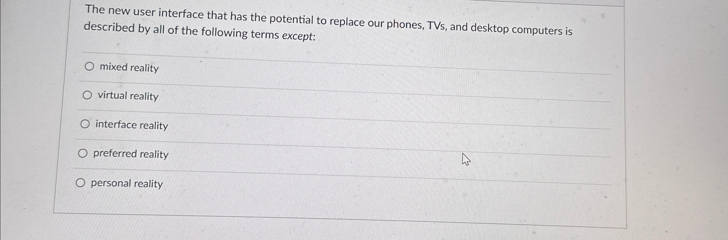  The new user interface that has the potential to replace our