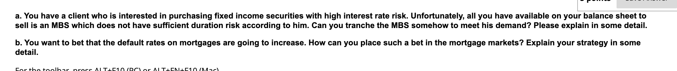  a. You have a client who is interested in purchasing fixed