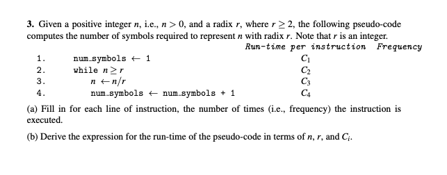 3. Given a positive integer n, i.e., n> 0, and a