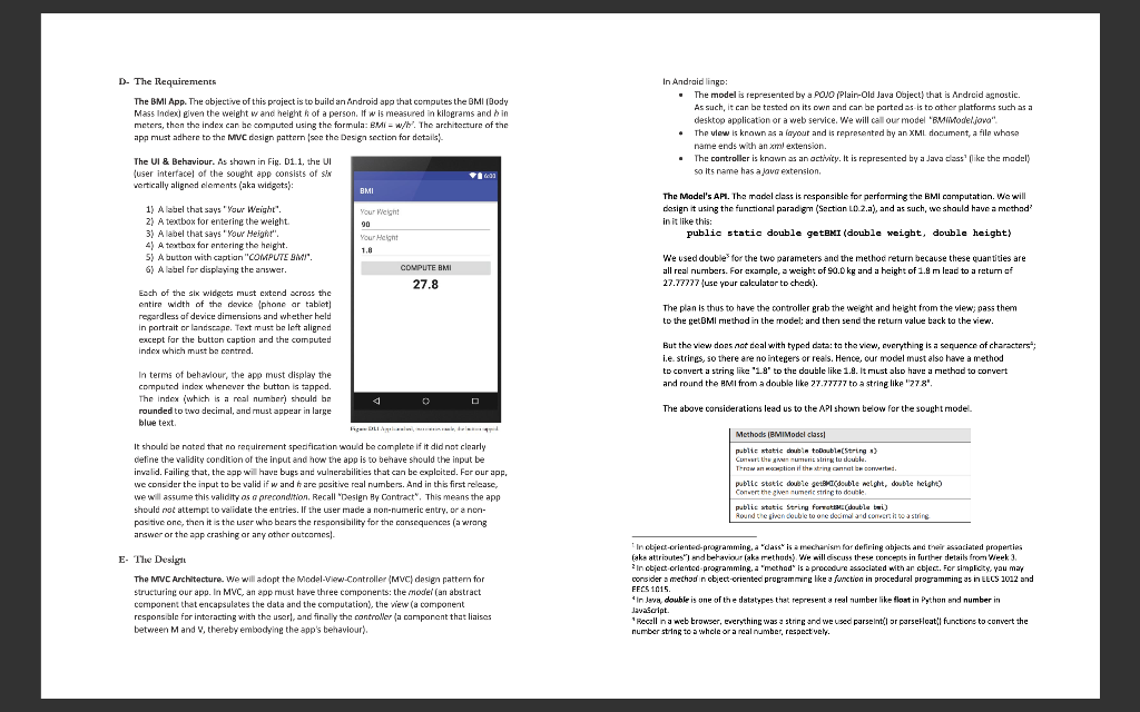 BMI App using android studio. Please can someone help me. It's urgent.