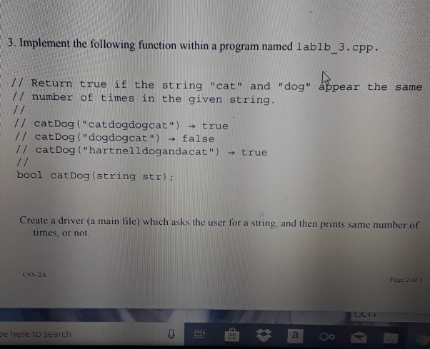  3. Implement the following function within a program named l ablb_3.cpp