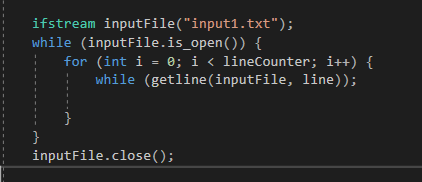 a file into a 2D array of type characters. So far I