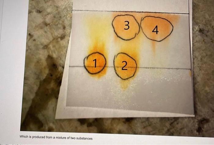  3 4 1 2 Which is produced from a mixture of