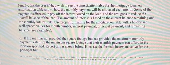 houses based on the input variables described in detail below. 2. The