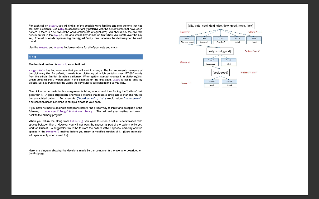 named Hangman Manager Java, You will also practice exception throwing and string