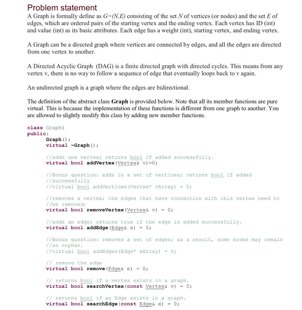  Programming language is C++, and please divide into files (.hpp and