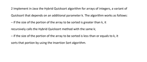 Quicksort outperforms the standard Quicksort. \#include \#include \#include \#define N10000 \#define K50