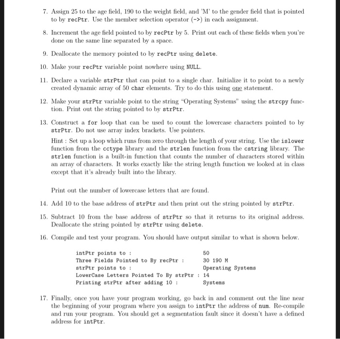 it deals with pointers and I am a bit lost on them