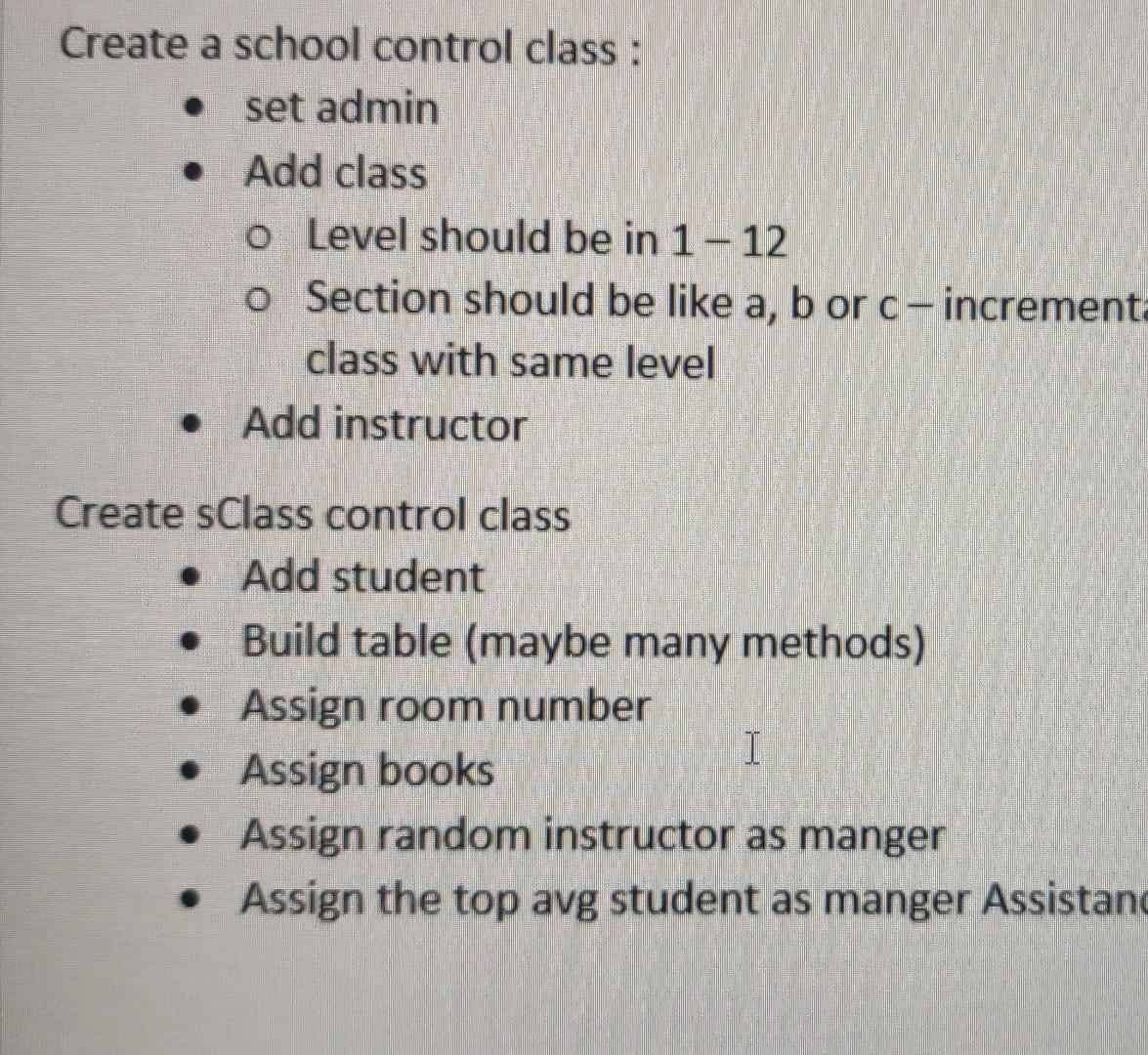 class Table { private int id; private ArrayList lectures; private SClass sClass;