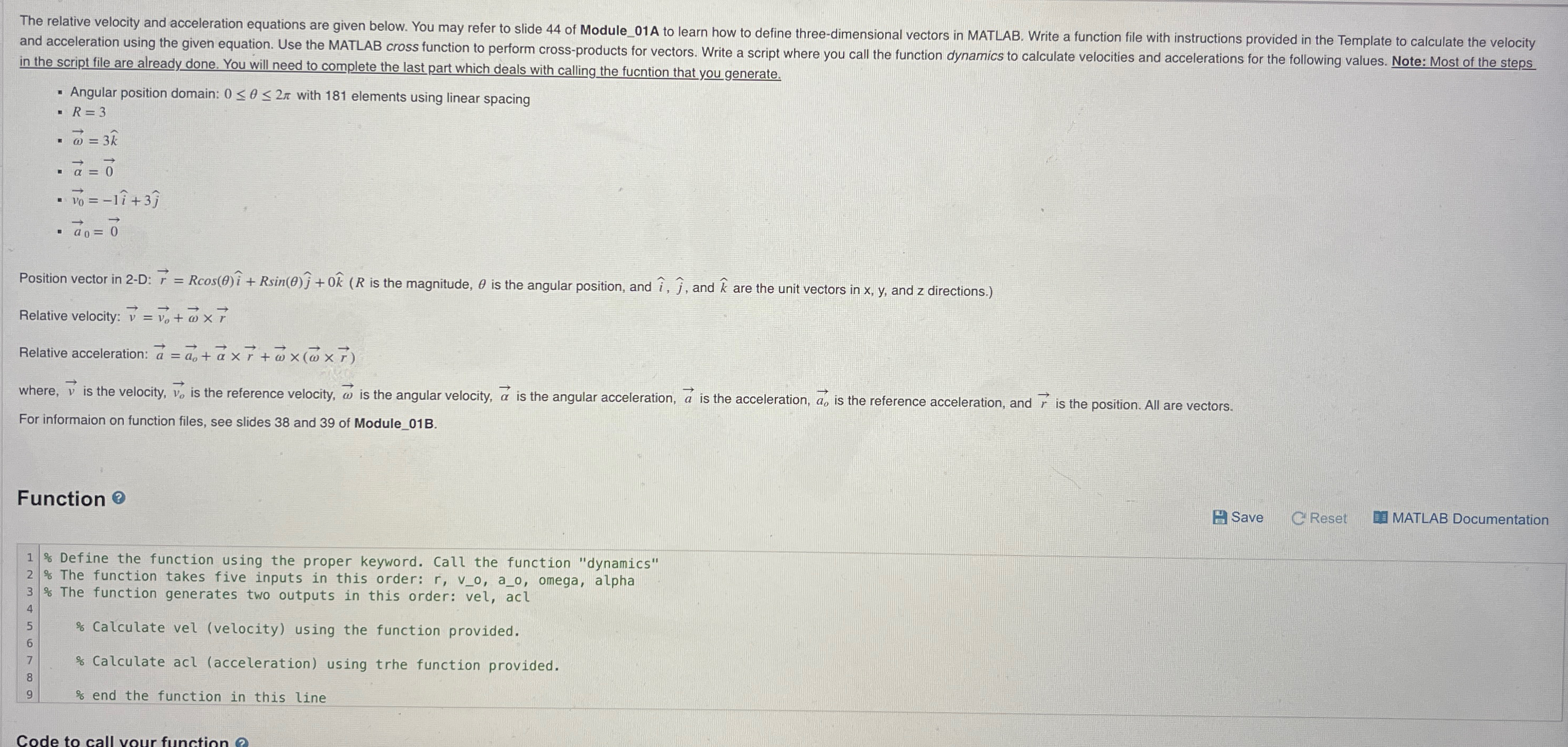  in the script file are already done. You will need to