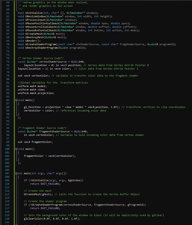 the code the application is black. Can someone help me to view