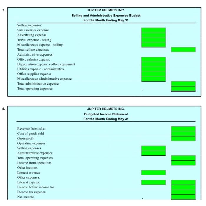 manager, and sales manager, has gathered the following data for use in