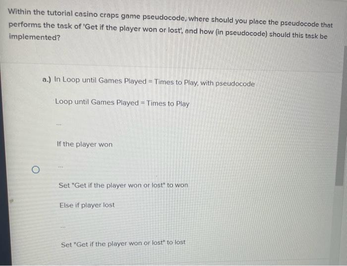  one python question, will vote Within the tutorial casino craps game