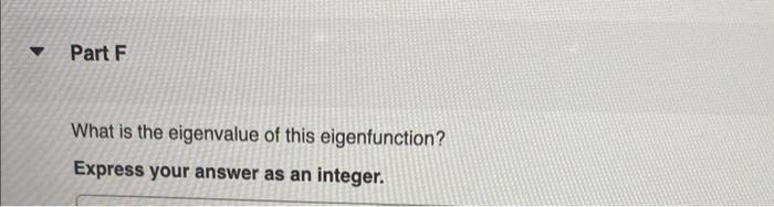 function in the first column is an eigenfunction of the operator in