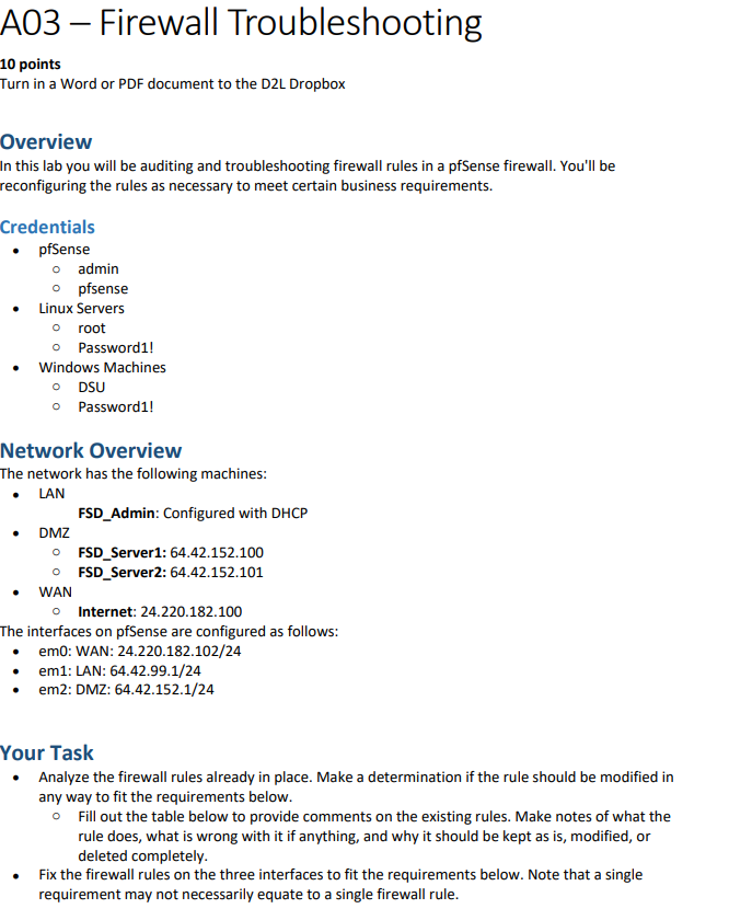 Firewall Troubleshooting Type or paste question here Any help is greatly appreciated,