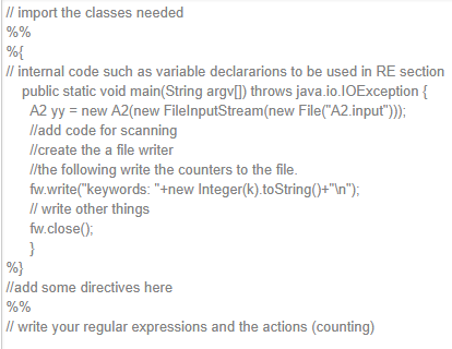 to use all the grammar definitions there. Only the lexical part is