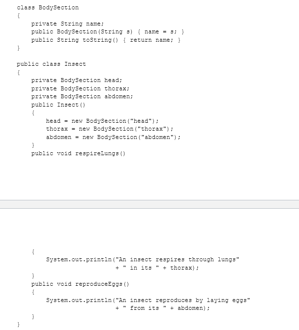 of Insect called Flyinglnsect which have the ability to ly. 2)- Create