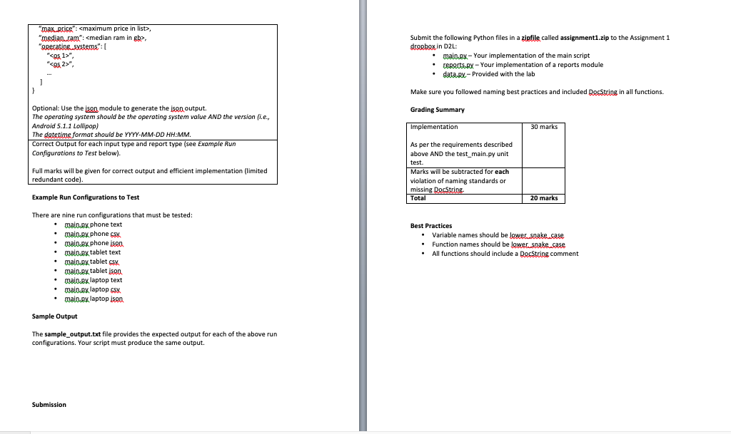 of three different inputs using command line parameters. Here is the data.py