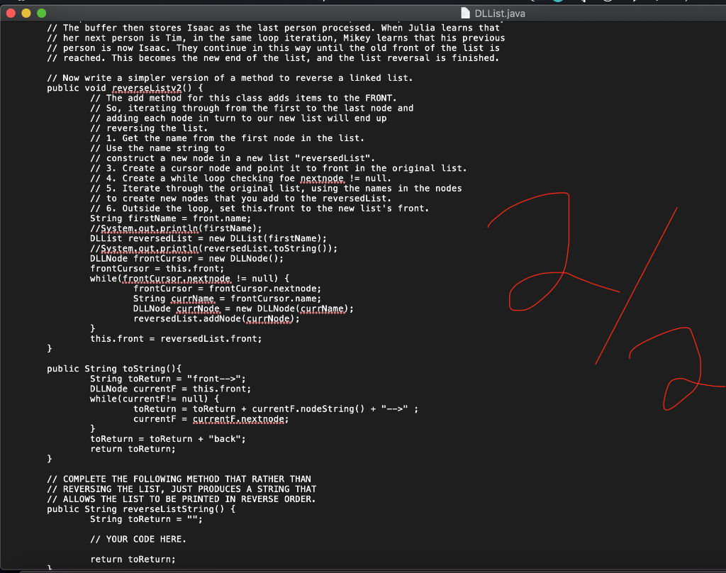 DLList myList = new DLList("Isaac"); DLLNode friend1 = new DLLNode("Mikey"); DLLNode friend2