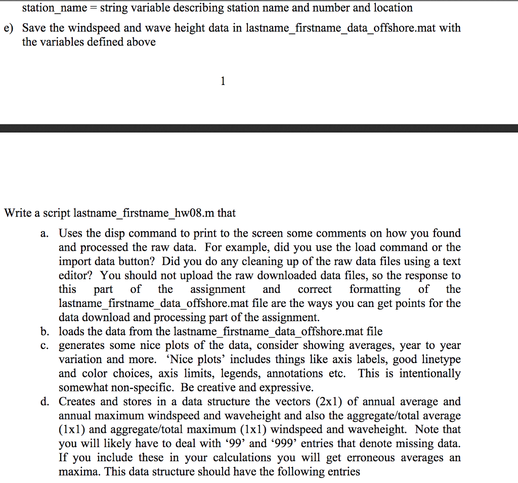 the imported data and store them in cell arrays as defined below.