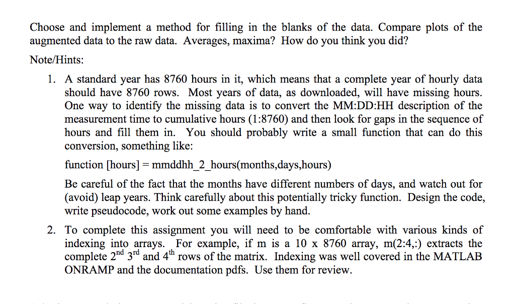 of data missing. Thus, the length of the time and windspeed and