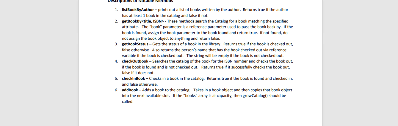 using std::cin; using std::getline; void populate_catalog(Catalog& my_catalog); int display_menu(); int main() {