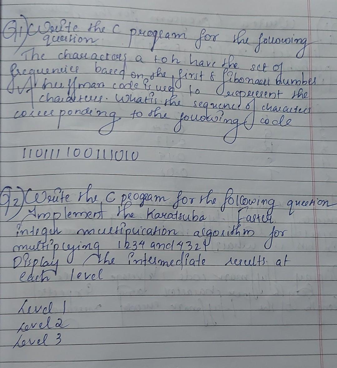  please do both the ques please do this in a online